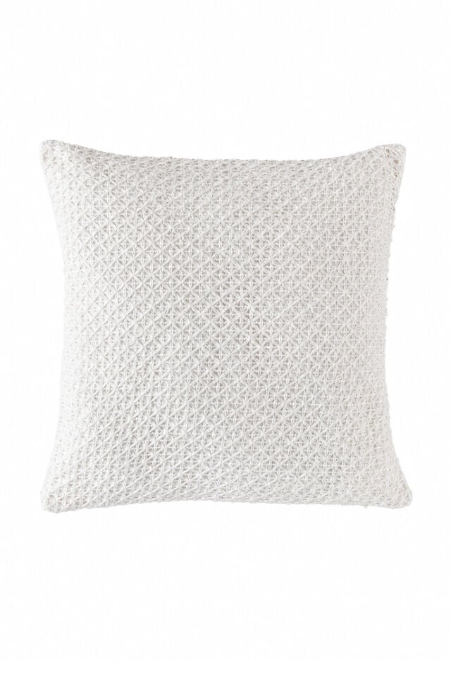 Bianca Dantel Kırlent Kılıfı Ekru - 45x45 Cm