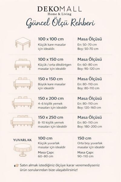 Renkli Yapraklar Pamuklu Masa Örtüsü-MSOR021