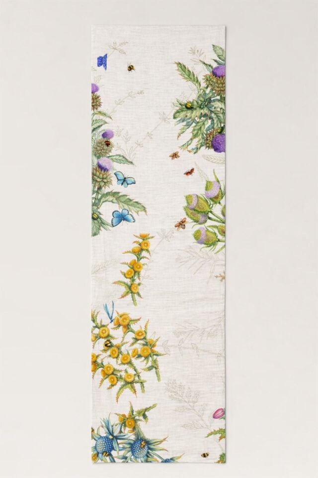 Botanik Zarafet Pamuklu Runner 50*150 Cm-RUNR011
