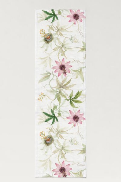 Doğa Çiçekleri Pamuklu Runner 50*150 Cm-RUNR023