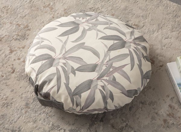 Lamina Çok Amaçlı İç Dolgulu Puf, Yer Minderi, Bahçe Minderi, Balkon Minderi,Yuvarlak Minder
