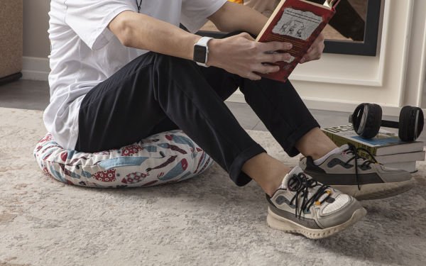 Finny Çok Amaçlı İç Dolgulu Puf, Yer Minderi, Bahçe Minderi, Balkon Minderi,Yuvarlak Minder