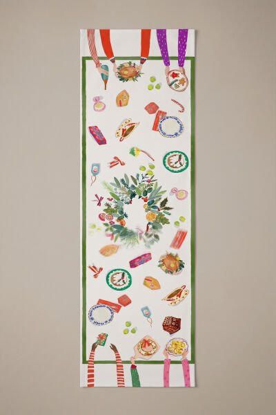 Neşeli Sofralar Runner 50*150 Cm-RUNR030