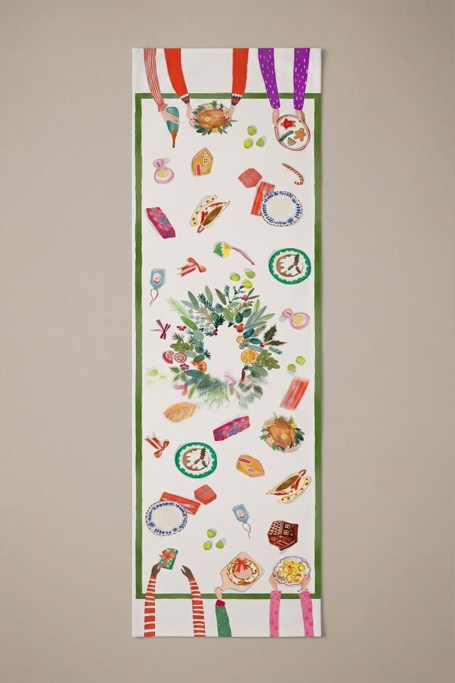 Neşeli Sofralar Runner 50*150 Cm-RUNR030