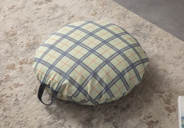 Gronn Çok Amaçlı İç Dolgulu Puf, Yer Minderi, Bahçe Minderi, Balkon Minderi,Yuvarlak Minder