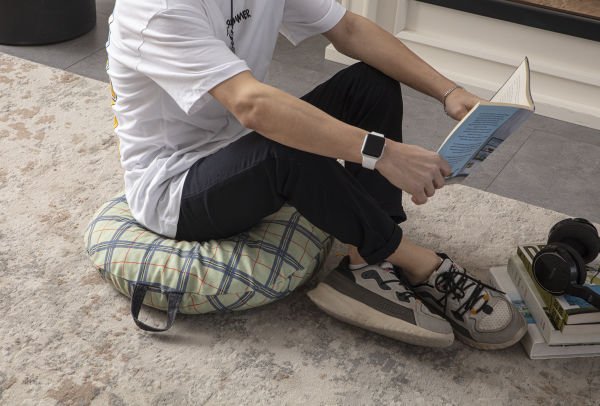 Gronn Çok Amaçlı İç Dolgulu Puf, Yer Minderi, Bahçe Minderi, Balkon Minderi,Yuvarlak Minder