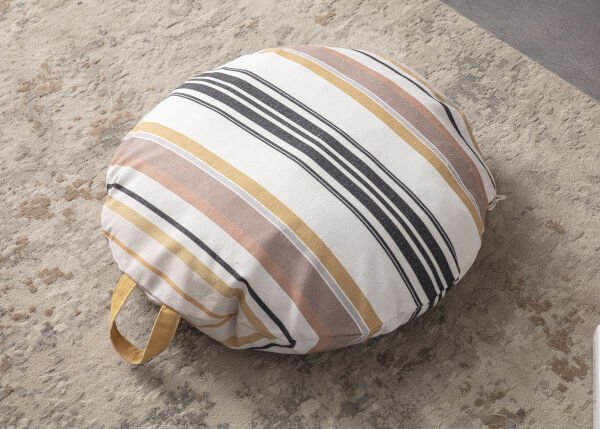 Viento Çok Amaçlı İç Dolgulu Puf, Yer Minderi, Bahçe Minderi, Balkon Minderi,Yuvarlak Minder