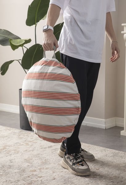 Rodd Çok Amaçlı İç Dolgulu Puf, Yer Minderi, Bahçe Minderi, Balkon Minderi,Yuvarlak Minder