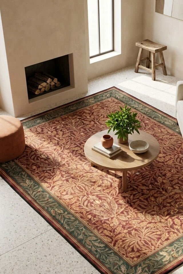 Palmera Morris Makinede Yıkanabilir Bambu Halı
