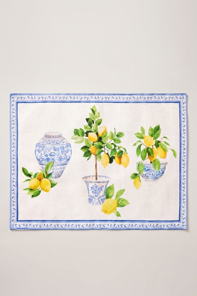 Amalfi Lemon 6'lı Amerikan Servis 35x50 Cm