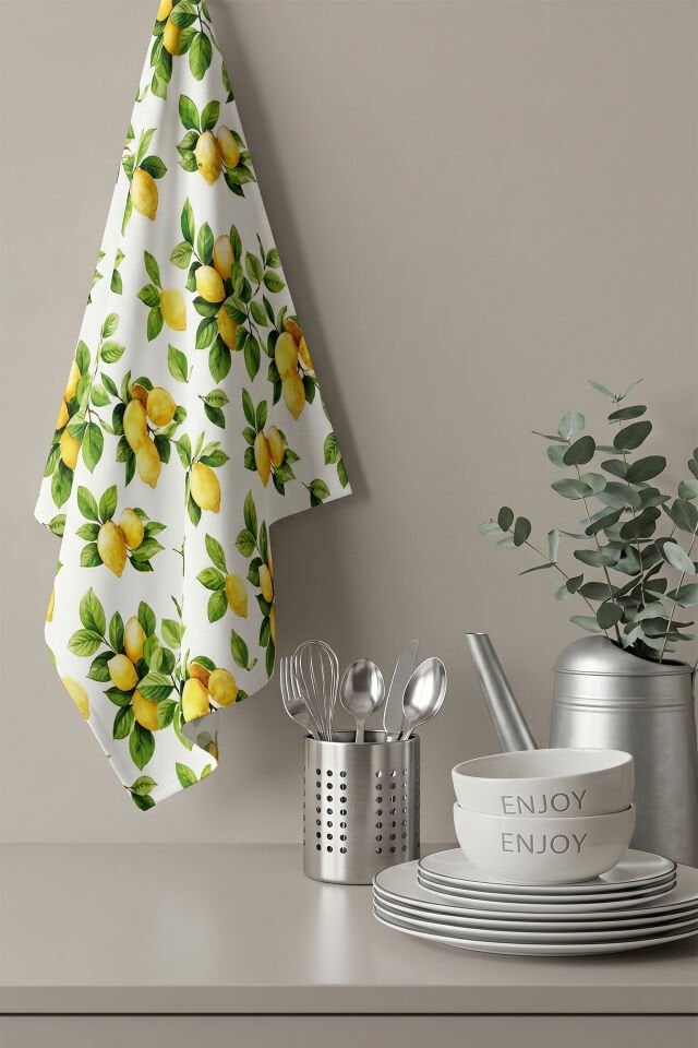 Amalfi Lemon 2'li Mutfak Havlusu 30x50 cm