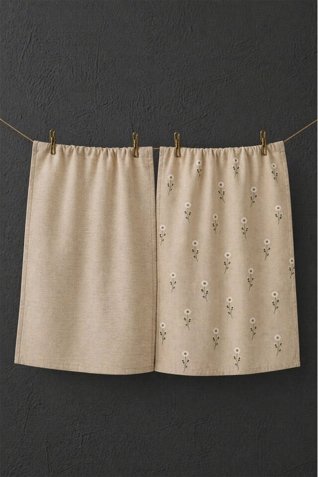 Daisy 2'li Mutfak Havlusu 30x50 cm