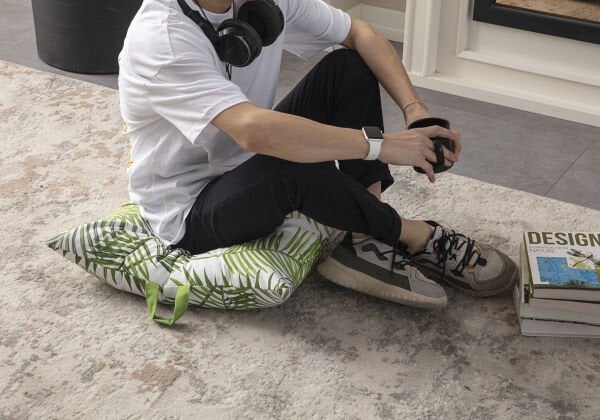 Dekomall Floda Çok Amaçlı İç Dolgulu Puf, Yer Minderi, Bahçe Minderi, Balkon Minderi,Kare Minder