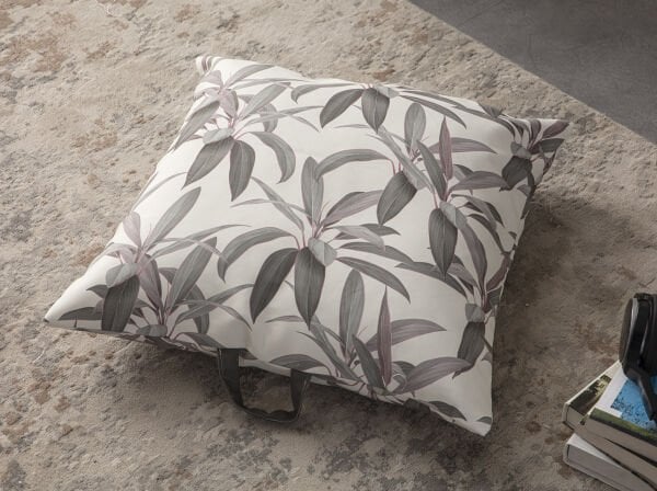 Dekomall Lamina Çok Amaçlı İç Dolgulu Puf, Yer Minderi, Bahçe Minderi, Balkon Minderi,Kare Minder