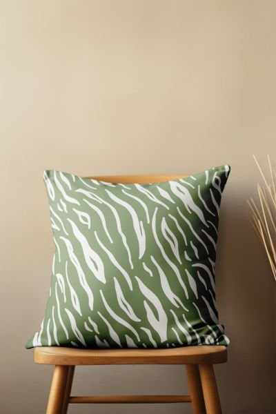 Leopar Desen  4'lü Kırlent Kılıfı 443