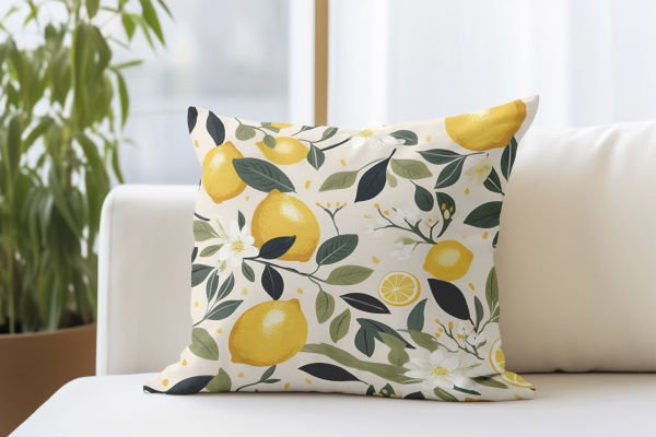 Scilia Limon  4'lü Kırlent Kılıfı 447