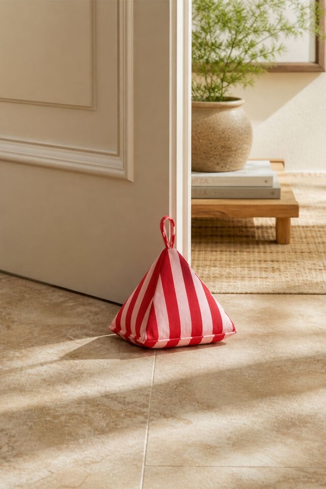 Rose Stripe Kapı Stoperi 20x18 Cm