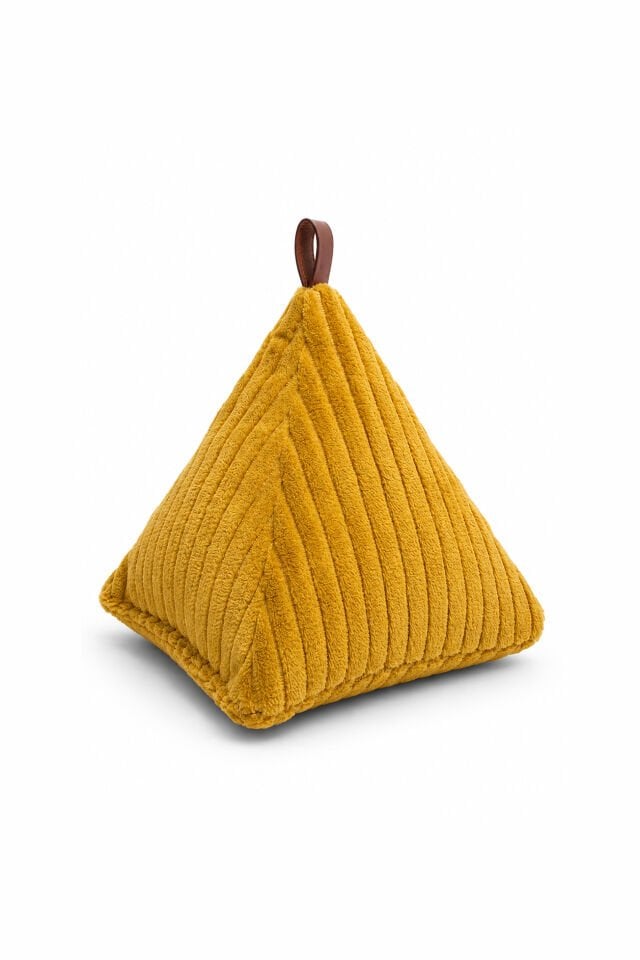 Luna Fitilli Kapı Stoperi 20x18 Cm - Hardal