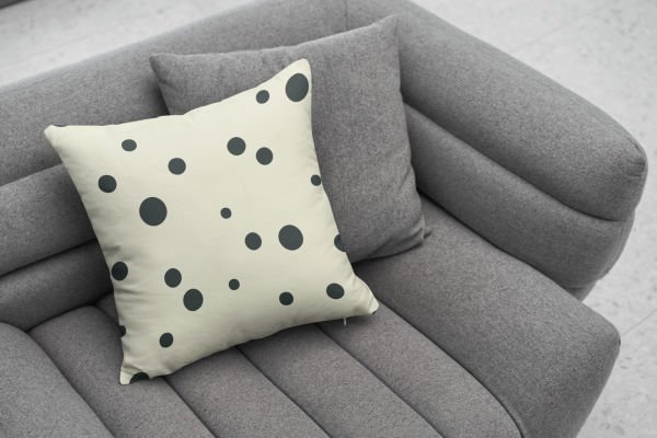 Çift Taraflı Puantiye 4'lü Kırlent Kılıfı 403