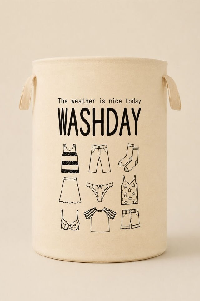 Washday Çamaşır Sepeti - 36x50 Cm