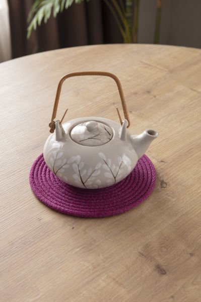 %100 Pamuk El Yapımı Nihale/Mor