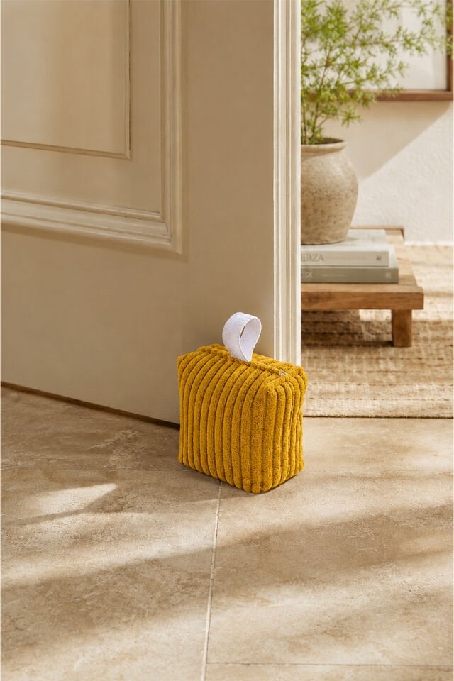 Lora Fitilli Kapı Stoperi 13x20 Cm - Hardal