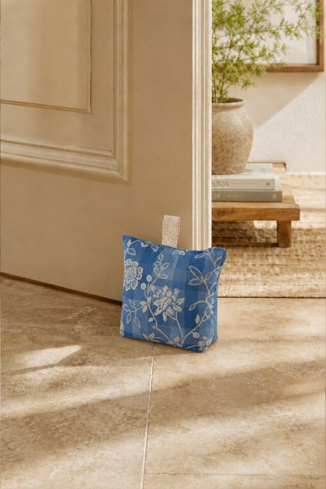 Pöti Kareli Çiçekler Kapı Stoperi 20x13 Cm