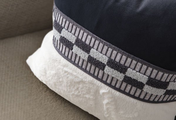 BİYE DETAYLI PELUŞ PUNCH KIRLENT-ANTRASİT