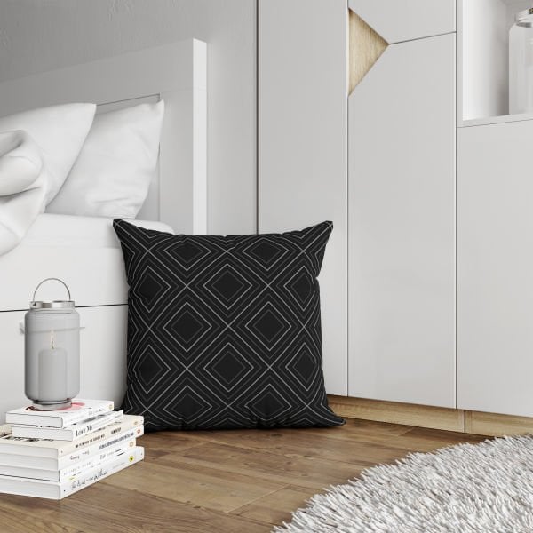 Çift Taraflı Geometrik Desenler 4'lü Kırlent Kılıfı 427