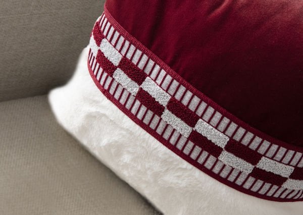 BİYE DETAYLI PELUŞ PUNCH KIRLENT-KIRMIZI