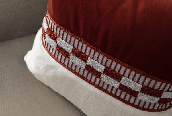 BİYE DETAYLI PELUŞ PUNCH KIRLENT-KİREMİT