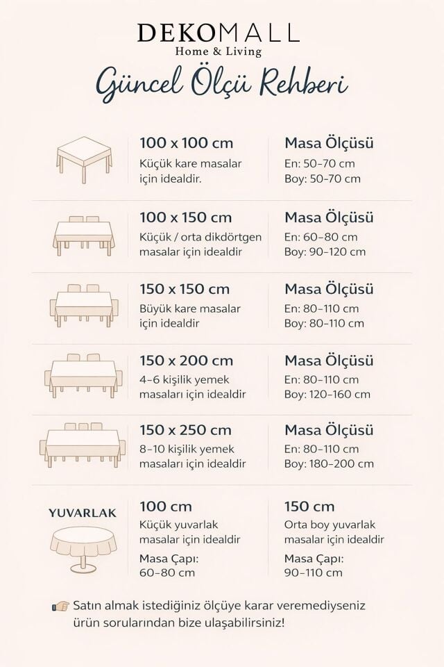 Bahar Bahçesi Pamuklu Masa Örtüsü-MSOR002