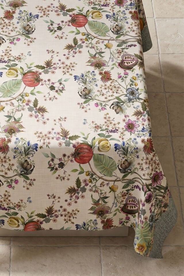Çiçek Bahçesi Pamuklu Masa Örtüsü-MSOR004