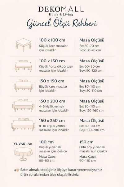 Renkli Karolar Pamuklu Masa Örtüsü-MSOR006