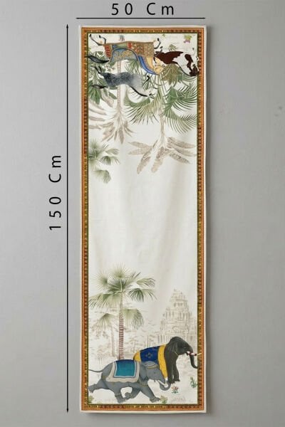 Zümrüt Kervan Pamuklu Runner 50*150 Cm-RUNR003