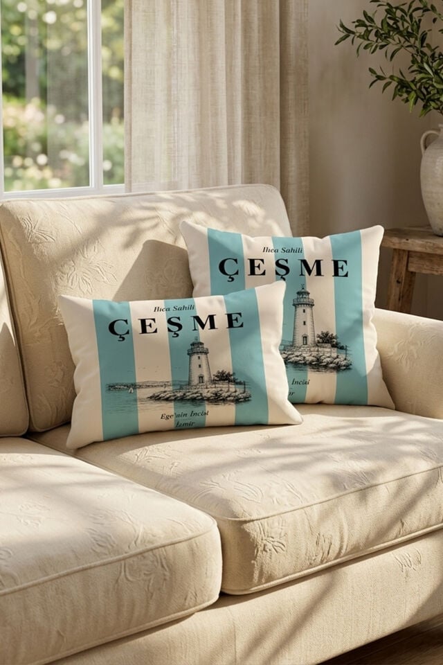 Çeşme Kırlent Kılıfı